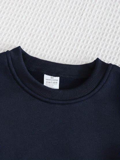 Boys' Autumn/Winter New Three-Piece Set with Mickey Mouse Classic Cartoon Print Long-Sleeve Round Neck Hoodie and Zip-Up Sleeveless Top, Matching Printed Sweatpants - Fleece-Lined Thickened Warm Comfortable Outfit for Parties