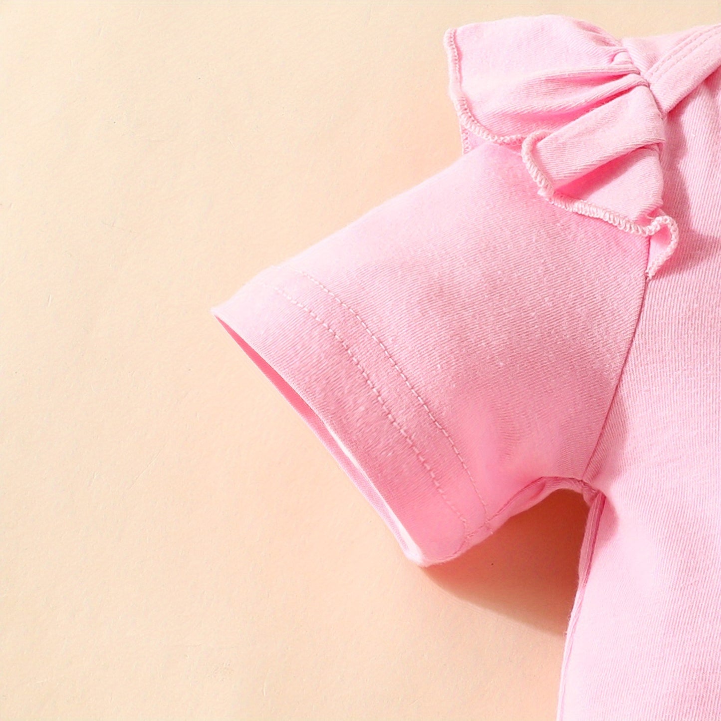 3pcs Short Sleeve &amp; Shorts Set for Newborns - "I'm Daddy's Girl" Letter Print Pants and Headband, Mommy's World Alphabet Kids' Outfit, Perfect for Outdoor