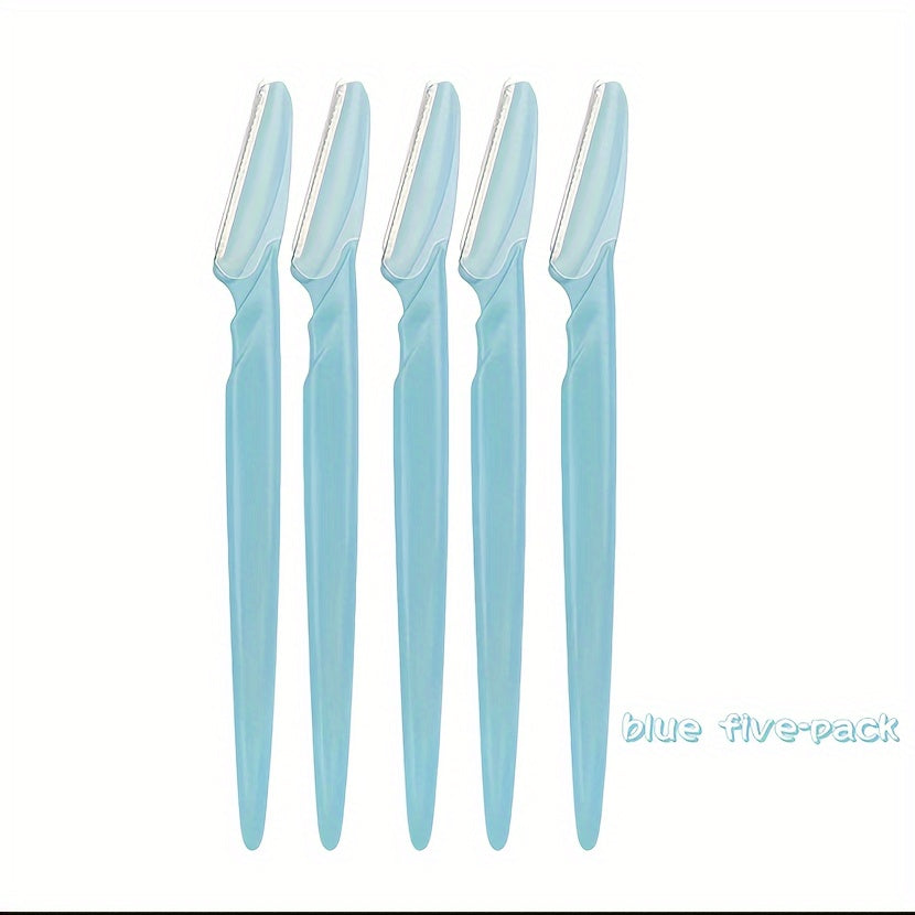 3-24pcs Eyebrow Razor Shaper Set, Facial Hair Remover Trimmer Grooming Kit for Women and Men, Stainless Steel, Non-Electric, No Battery Required, with Various Colors for Versatility