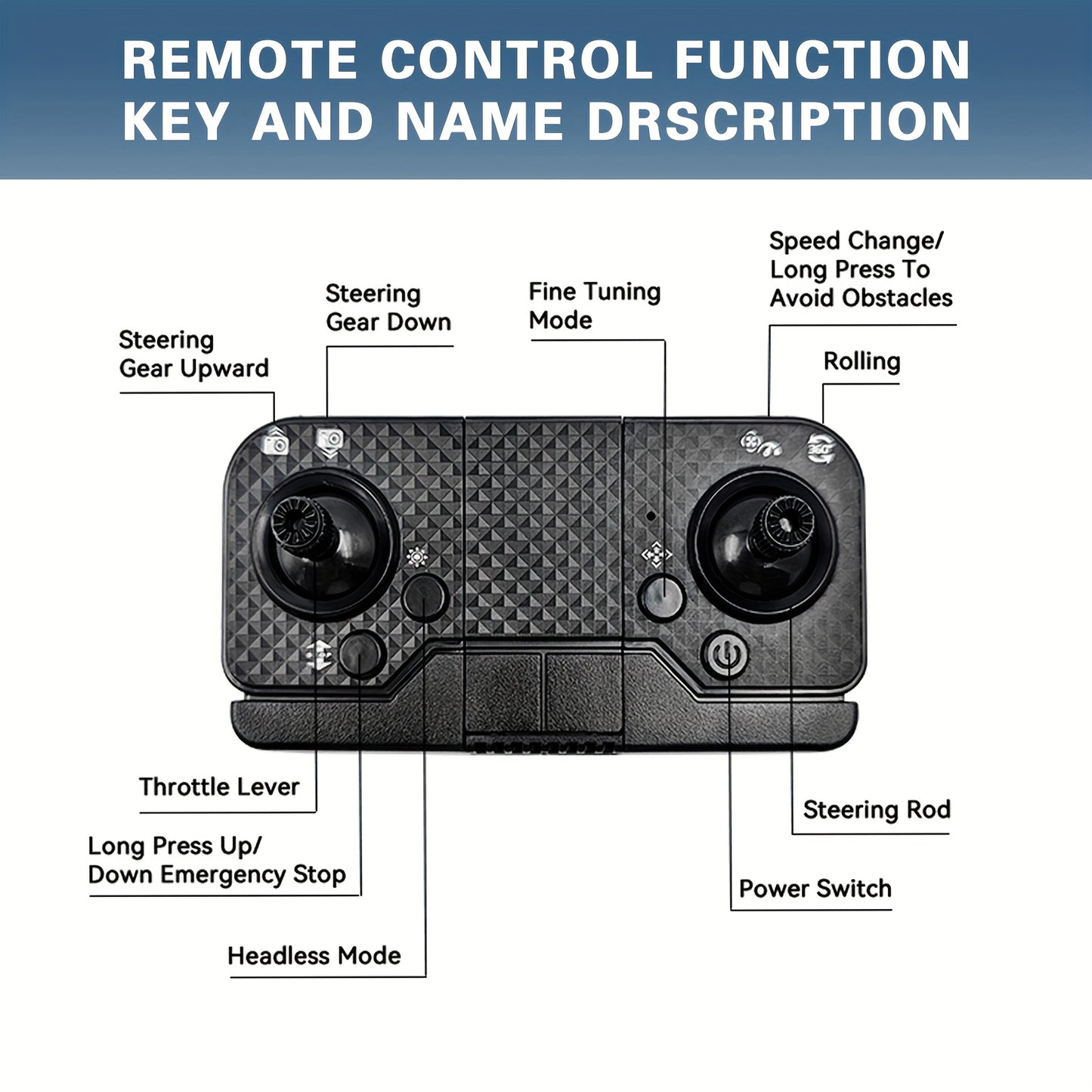 GD95 Quadcopter Drone, Foldable Drone, Drone with 480P Camera, with Gesture Selfie/altitude Hold/one-button Start/with Optical Flow Hovering Function, A Gift for Lovers/family/friends