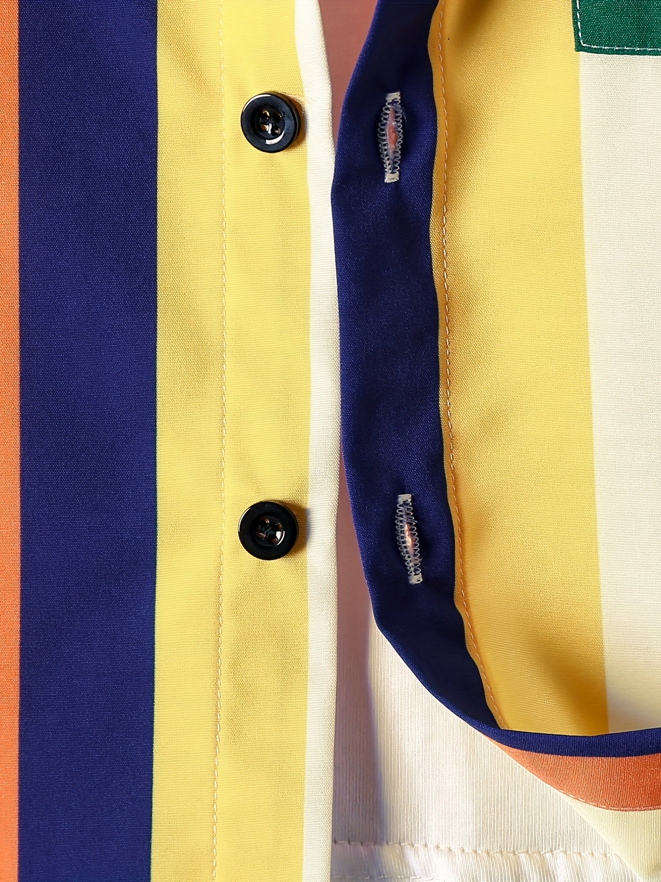 2pcs Boys Teen Casual Striped Short Sleeve Shirt &amp; Pocket Side Shorts Set Clothes For Summer