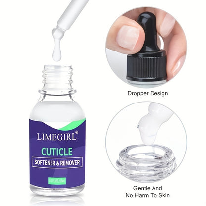 Manicure Dead Skin Softening Nail Anti-Stick Fixing Finger Nail Salon Care Tool Nail Oil