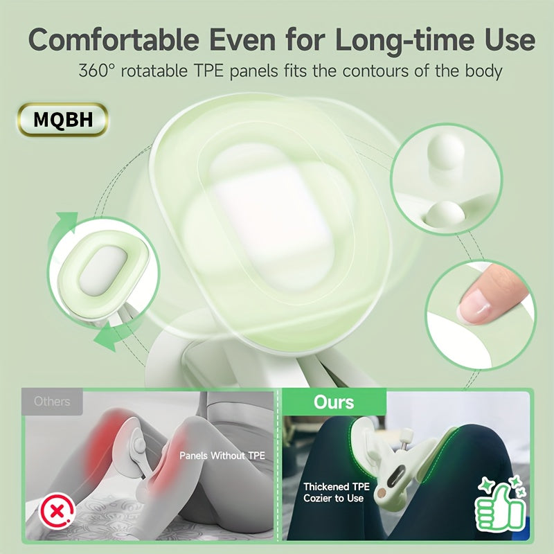 Thigh Trainer, Female Pelvic Floor Muscle Trainer, Adjustable Resistance Inner Thigh Exerciser, Upgraded 360° Inner Thigh Exerciser, Postpartum Rehabilitation Kegel Trainer, 5-30kg Resistance, Suitable for Gym and Home Worko