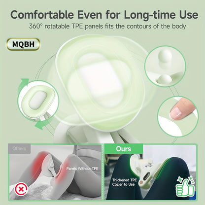 Thigh Trainer, Female Pelvic Floor Muscle Trainer, Adjustable Resistance Inner Thigh Exerciser, Upgraded 360° Inner Thigh Exerciser, Postpartum Rehabilitation Kegel Trainer, 5-30kg Resistance, Suitable for Gym and Home Worko