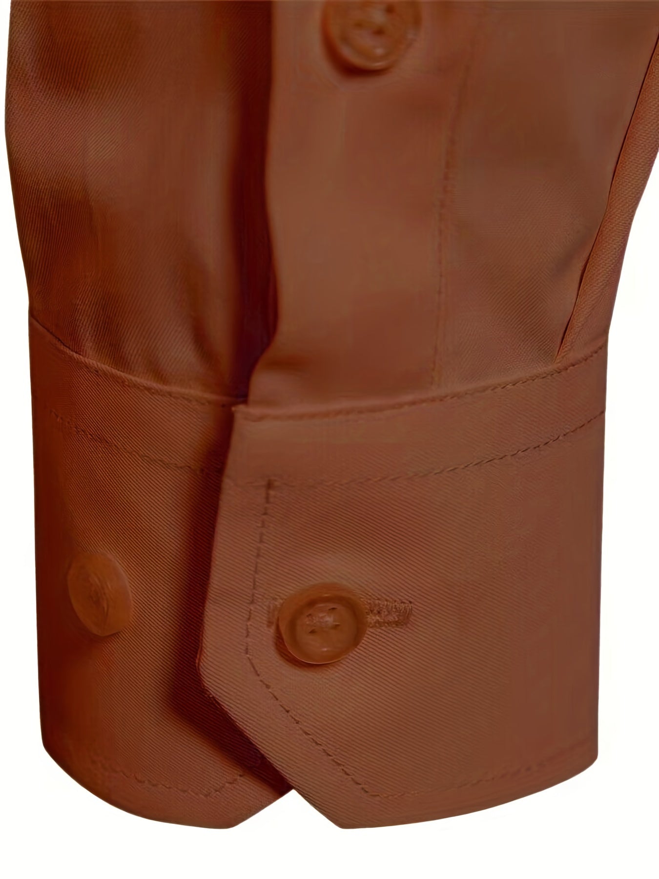 Camisola de homem de manga comprida com corte slim - 55% algodão, 40% poliéster, 5% elastano, cor lisa, para todas as estações, tecido plano, fecho com botões, gola de lapela, ideal para o fim de semana, 125 g/m²