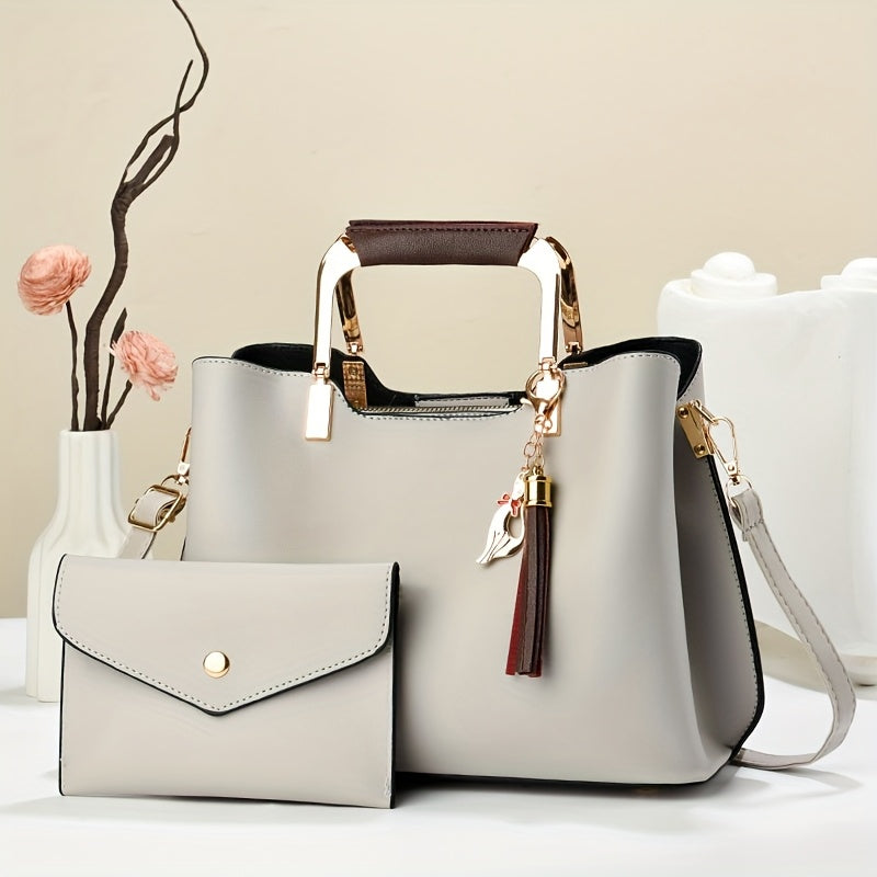 2pcs Fashion bag with stylish and versatile style