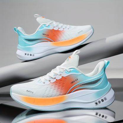 Men'S High-Performance Running Shoes - All-Season Breathable Athletic Sneakers with Carbon Plate Speed Stabilization, Training & Competition Soft Sole, Suitable for All Adults, Athletic Footwear, Sleek Sporty Design, Durable