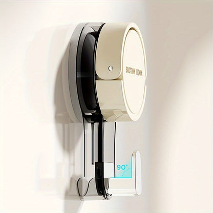 3pcs Heavy Duty No-Drill Bathroom & Kitchen Towel Hooks - Strong Vacuum Cup, Self-Stick Adhesive Towel Rack Holders, Damage-Free Installation, No Tools Needed, Space-Saving for Bathroom, Kitchen, Hotel, Office - Modern Minima