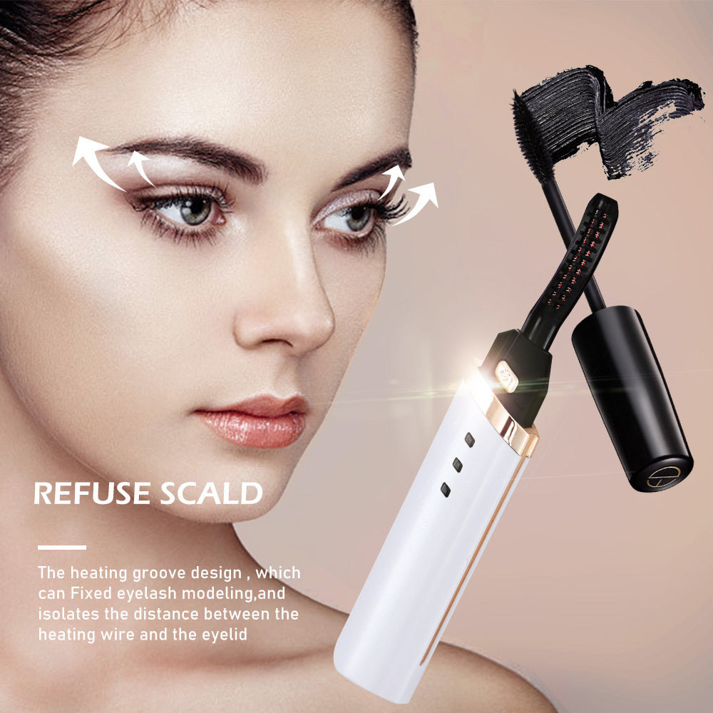 Long-Lasting Portable Electric Eyelash Curler with Heated Technology - Perfect Gift for Women