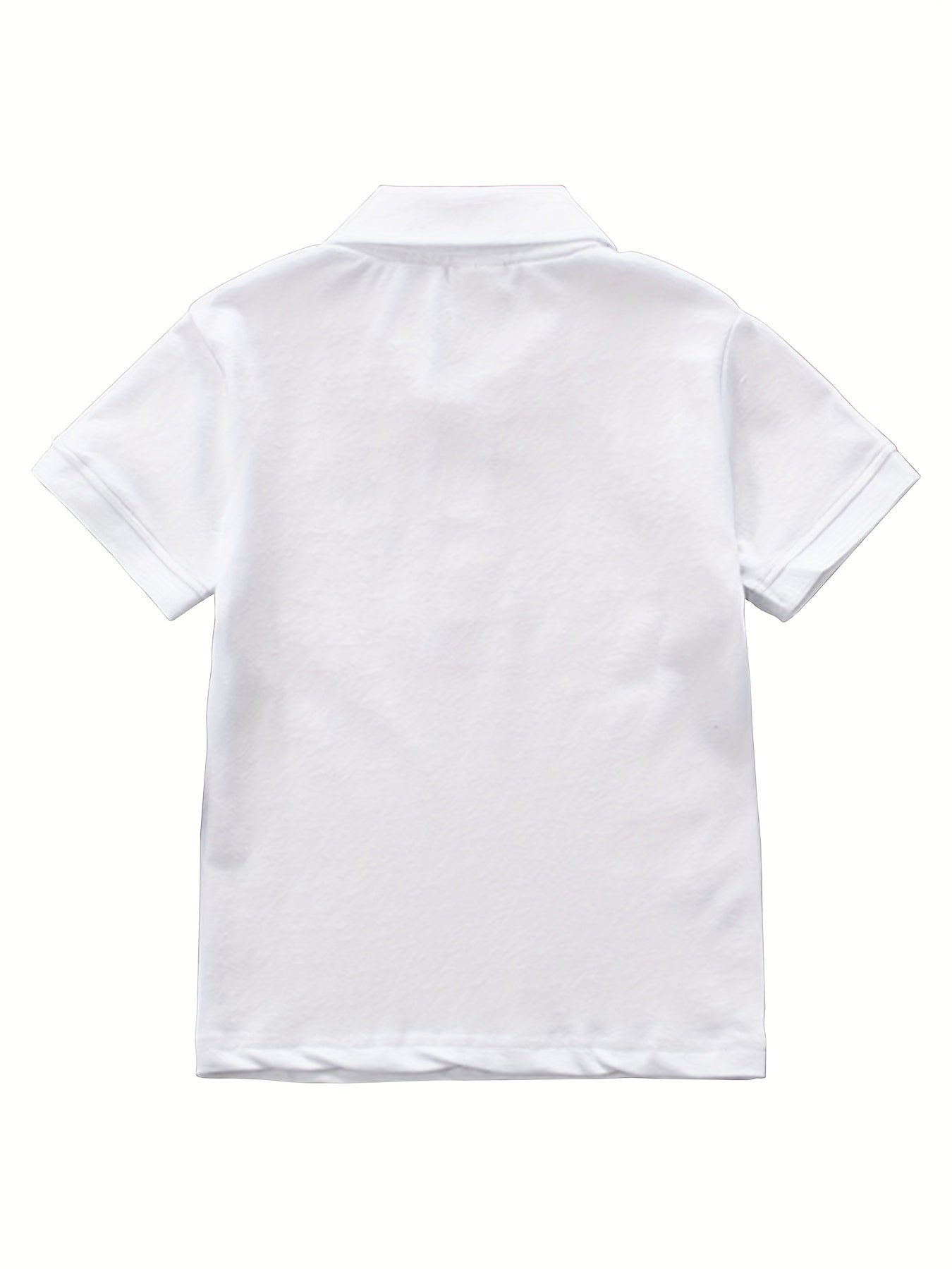 Boys' Casual Lapel Shirt Youngsters's Top Short Sleeve T-Shirt Youngsters's Clothing Comfortable Breathable