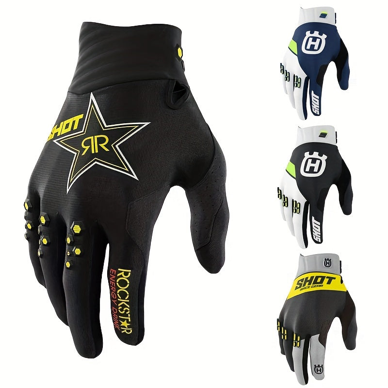 2023 New Full Finger Outdoor Sports Cycling Motorcycle Racing Riding Gloves