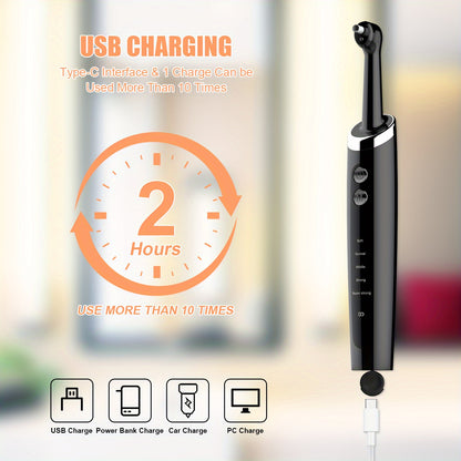 Household Dental Calculus Remover Teeth Kit Electric Tooth Polisher With Multifunctional Replacement Head