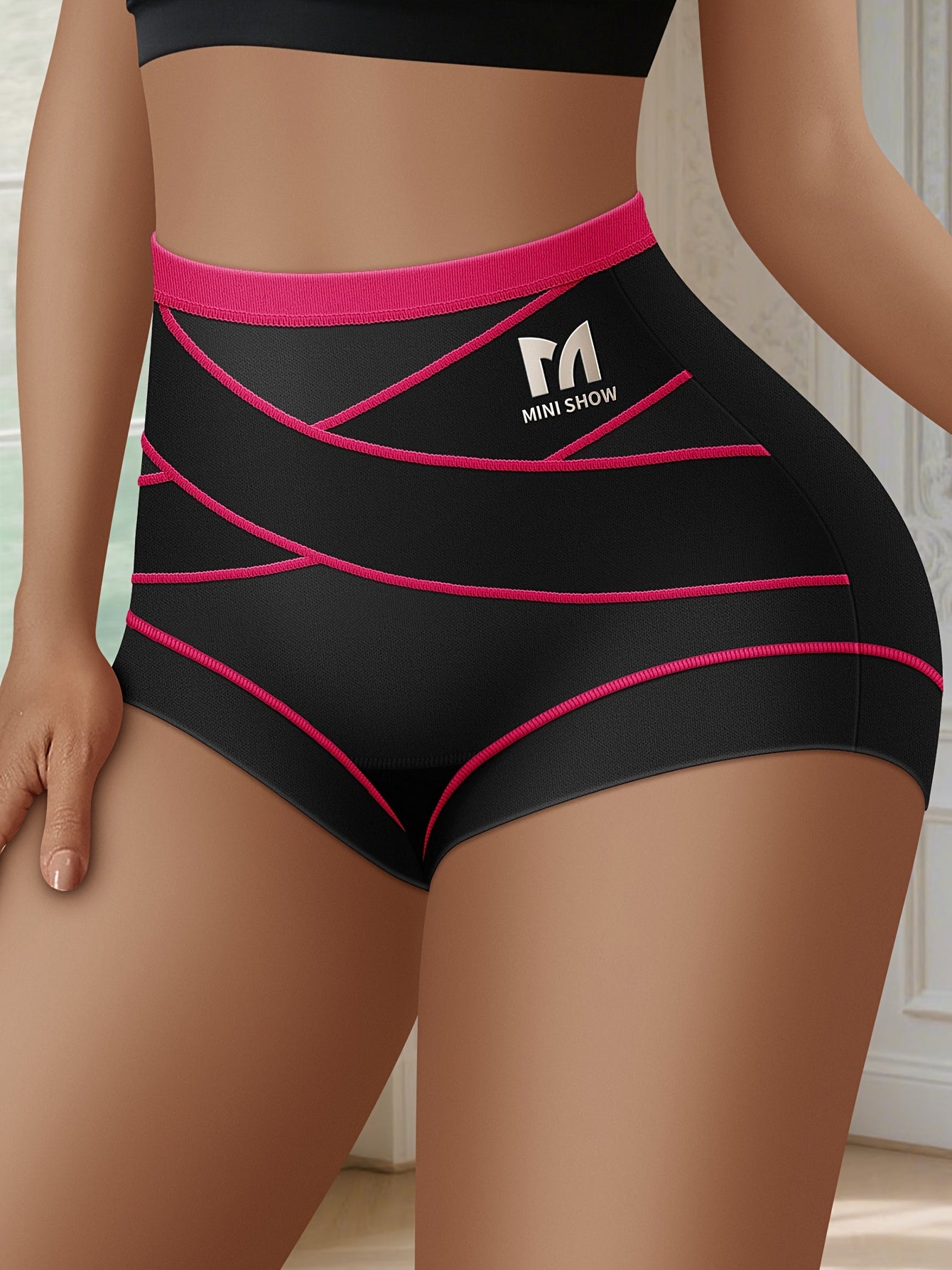 4-Pack High-Waisted Triangle Panties for Women, New Style