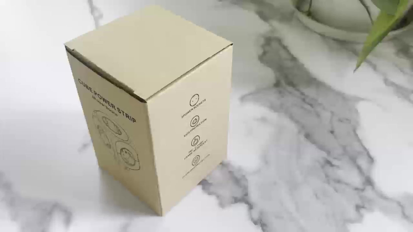 5-in-1 EU Standard Power Socket, 5-EU Plug Wall Extension Outlet – Solve Insufficient Outlets in Living Room, Bedroom, Office & Kitchen