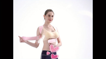 Cinta Postural para Mulher e Homem, Cinta Ajustável para a Parte Superior das Costas com Suporte para a Clavícula e Relaxamento para o Pescoço, Ombros e Parte Superior das Costas