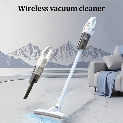 Cordless Handheld Vacuum Cleaner with Dual 2000mAh Batteries, USB Charging & Strong Suction - Lightweight ABS Design, Multi-Functional Attachments for Indoor/Outdoor Use, Cordless Vacuum Cleaner, Quick Cleanup, Ergonomic Grip