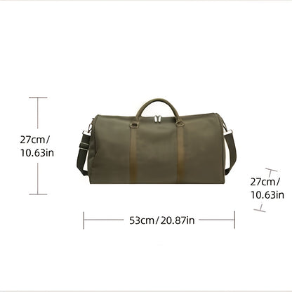 2025 New Large Capacity Duffel Bag for Men &amp; Women - Durable Military Green/Black Gym Travel Carry-On with Adjustable Shoulder Straps, Spacious Luggage for Sports, Weekend Trips &amp; Daily Commute, Duffle Bag for Travel, Sports