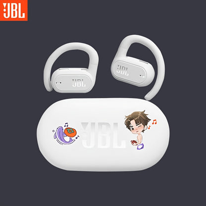 2024 New JBL Soundgear sense Open Wireless Earphones Bone Conduction Sports Running Headphones, Wireless Earbuds, HIFI Sound Quality, HD Calling, 1200mAh Rechargeable Battery, Wireless Connectivity