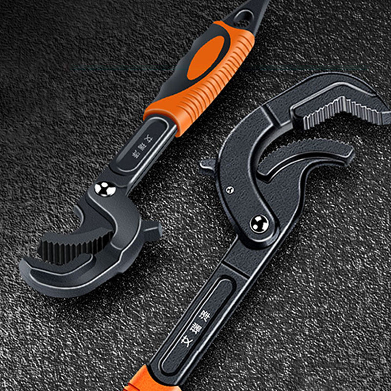 Universal Wrench Multifunctional Opening Wrench Adjustable Ratchet Spanner Hand Repair Tools