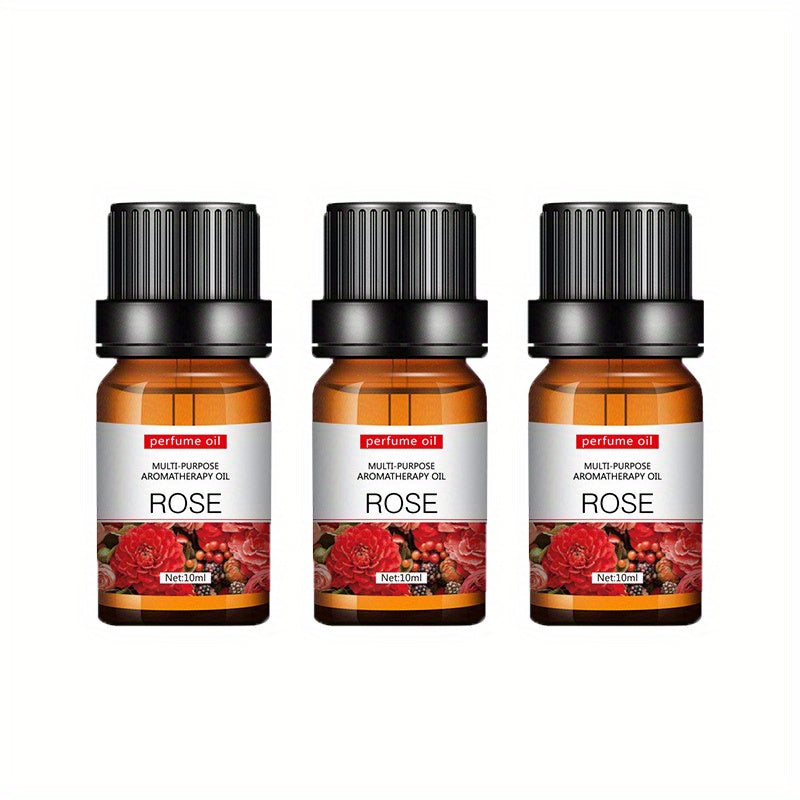 Each - Premium Essential Oil Set for Diffusers, Humidifiers, Candles &amp; Hair Care - Includes Rose, Ocean, Cherry Blossom, Lavender, Jasmine, Sandalwood, Sweet Orange, White Tea, Lemon, Mint, Mini