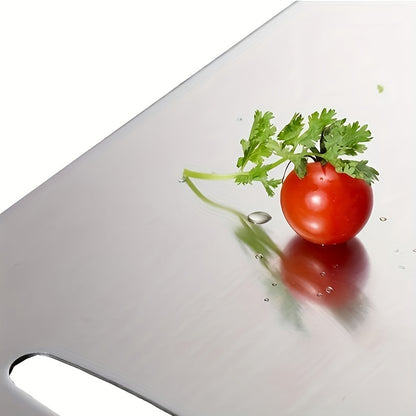 A Set of 1 Mini/Small/Medium/Large Stainless Steel Cutting Boards, Suitable for Home Kitchens And Convenient for Camping. These Durable And Corrosion-Resistant Boards Are Useful Kitchen Tools And Accessories.