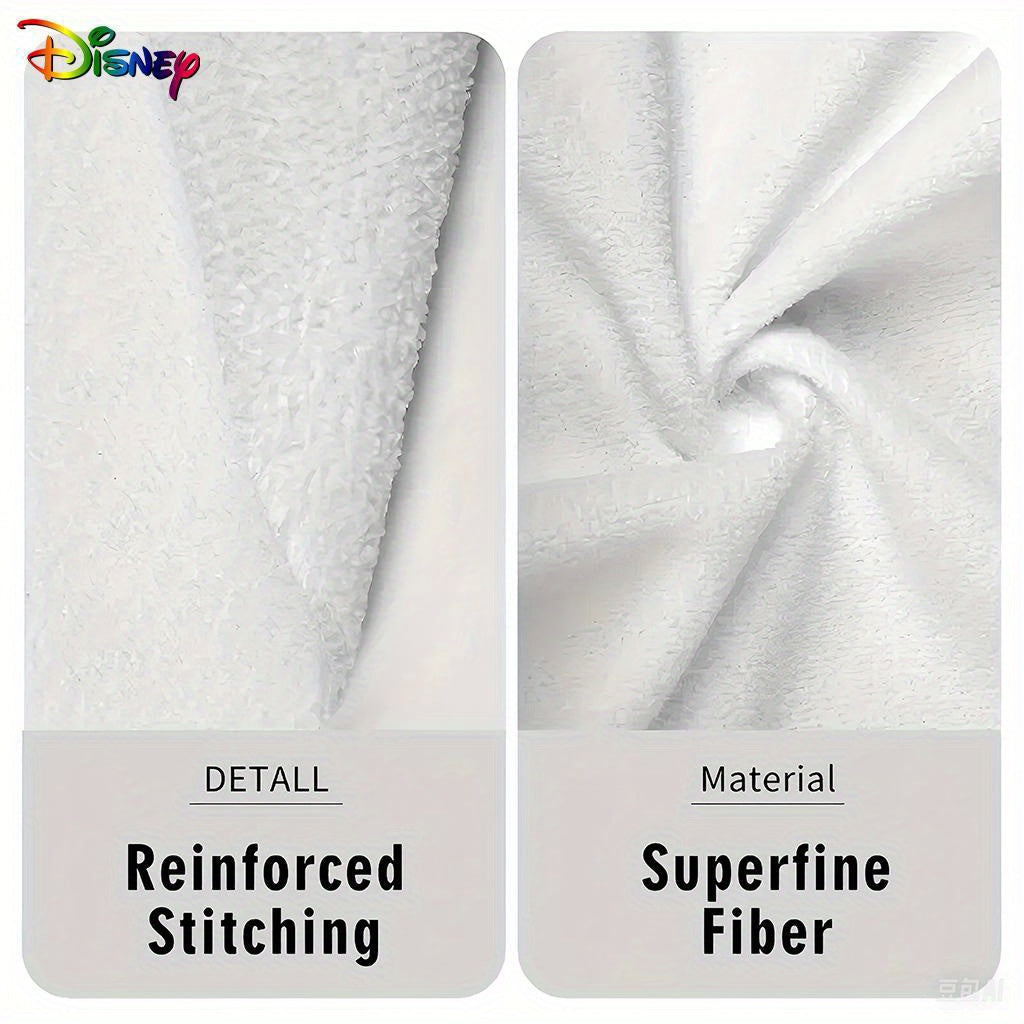 1pc Stitch Beach Towel - Large, Soft Polyester Microfiber Beach Mat with Cute Blue Alien Holding Pink Heart Design, Floral & Heart Patterns, Absorbent & Quick-Dry, Perfect for Yoga, Swimming, Travel, and More - Beach Accessor