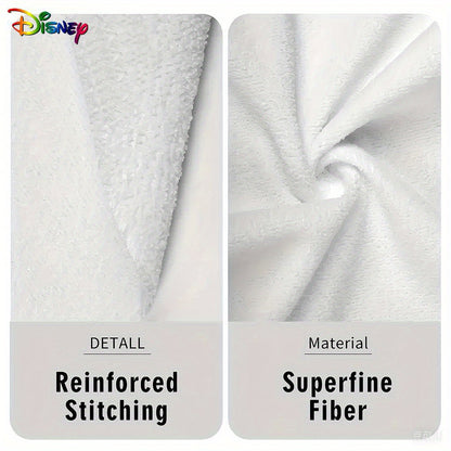 1pc Stitch Beach Towel - Large, Soft Polyester Microfiber Beach Mat with Cute Blue Alien Holding Pink Heart Design, Floral & Heart Patterns, Absorbent & Quick-Dry, Perfect for Yoga, Swimming, Travel, and More - Beach Accessor