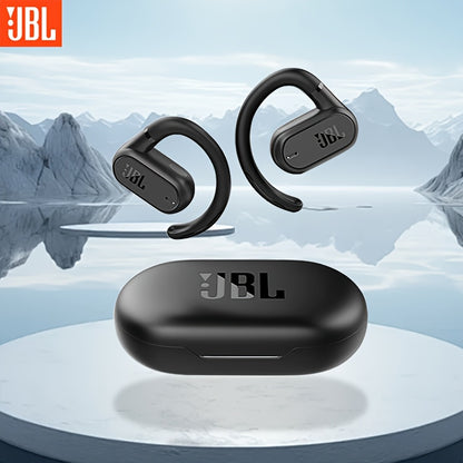 2024 New JBL Soundgear sense Open Wireless Earphones Bone Conduction Sports Running Headphones, Wireless Earbuds, HIFI Sound Quality, HD Calling, 1200mAh Rechargeable Battery, Wireless Connectivity