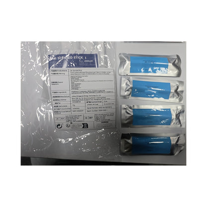 4-Pack Aromatherapy Car Air Freshener Sticks, Essential Oil Diffuser, Long-Lasting Fragrance, Compressed Scent Tablet, Incense Stick for Vehicle Interior, Home & Office Use