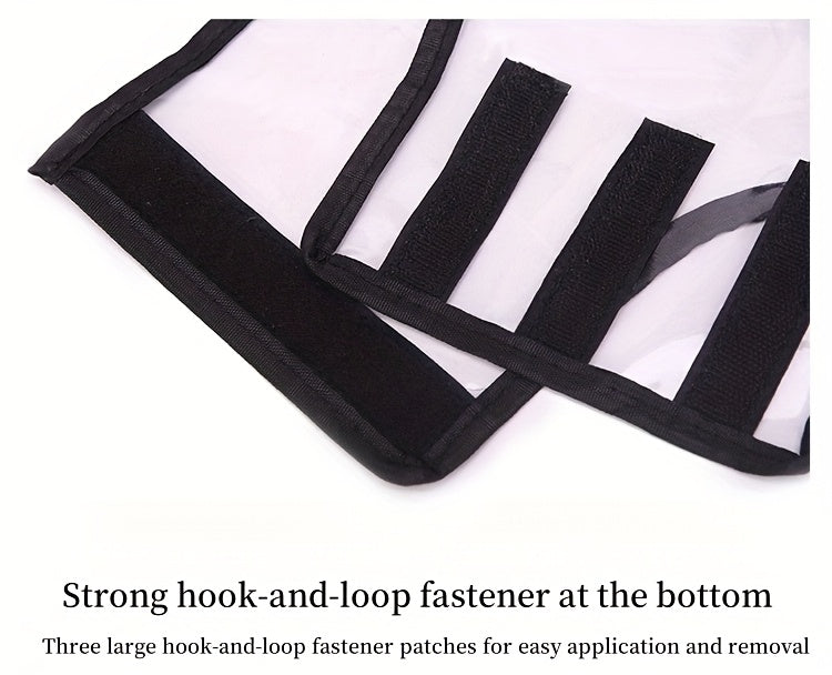 3pcs Luggage Protective Covers, Check-in Shockproof Thick PVC Transparent Dustproof Covers for 50.8cm+60.96cm+71.12cm Suitcases, Waterproof &amp; Durable