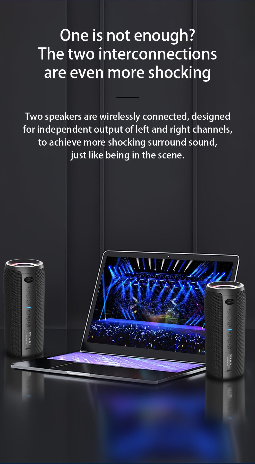 ZEALOT S51 Pro 40W Wireless Speakers - 16Hrs Playtime, Dual Pairing, Booming Bass, Waterproof IPX5, Portable with Handle, USB-C Charging, 7.2 Surround Sound, 40W Power, for Home, Car, Camping, Travel - Ideal Christmas Gift