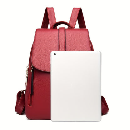 HKAAO Large Capacity Backpack (Unisex) - Stylish Black Travel & Commuter Bag with Multiple Compartments, Adjustable Shoulder Strap, Safe Travel Bag | Minimalist Backpack | Textured Finish, Travel Backpack