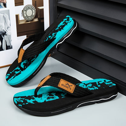 Men's Summer Sandals Outdoor Comfort Flip Flops Lightweight Quick Dry for Beach and Pool