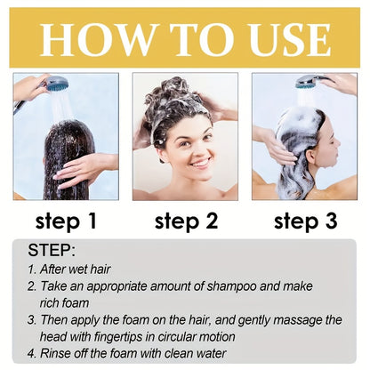 Champô Capilar de Gengibre ROZINO 150ml - Equilibra a oleosidade e a hidratação, fortalece as raízes, nutre os folículos com manteiga de karité, purifica o couro cabeludo para um cabelo suave e hidratado.