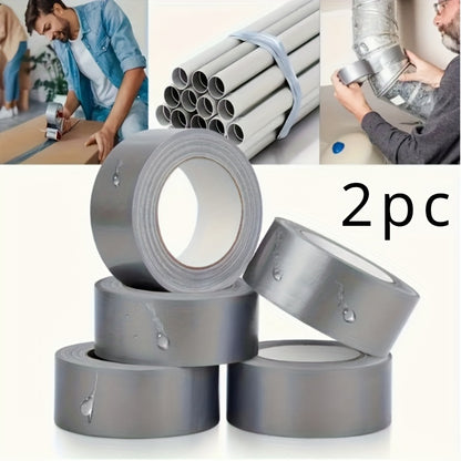 2roll Heavy-Duty Waterproof PVC Duct Tape - 10 Mil, Professional-Grade, Ideal for Multi-Purpose Repairs in Auto Shops, Restaurants &amp; Hotels (40mm X 10m)