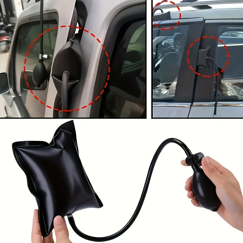 Complete Auto Repair Tool Kit: Inflatable Airbag, Air Pump, Emergency Unlock Tool & More - Get Your Car Ready For Anything!