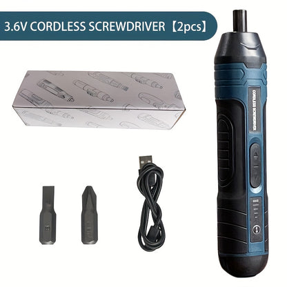 3.6V lithium cordless screwdriver Cordless Electric Screwdriver Set Power Screwdriver 4 torque setting