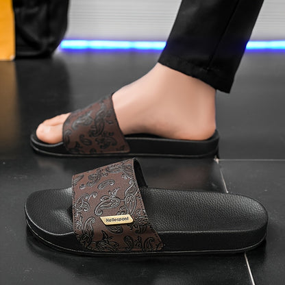 Men'S Breathable Open-Toe Sandals - Comfortable & Durable Casual Walking Shoes with Adjustable Strap, Faux Upper & Rubber Sole, Perfect for Casual Attire, Strappy Sandals