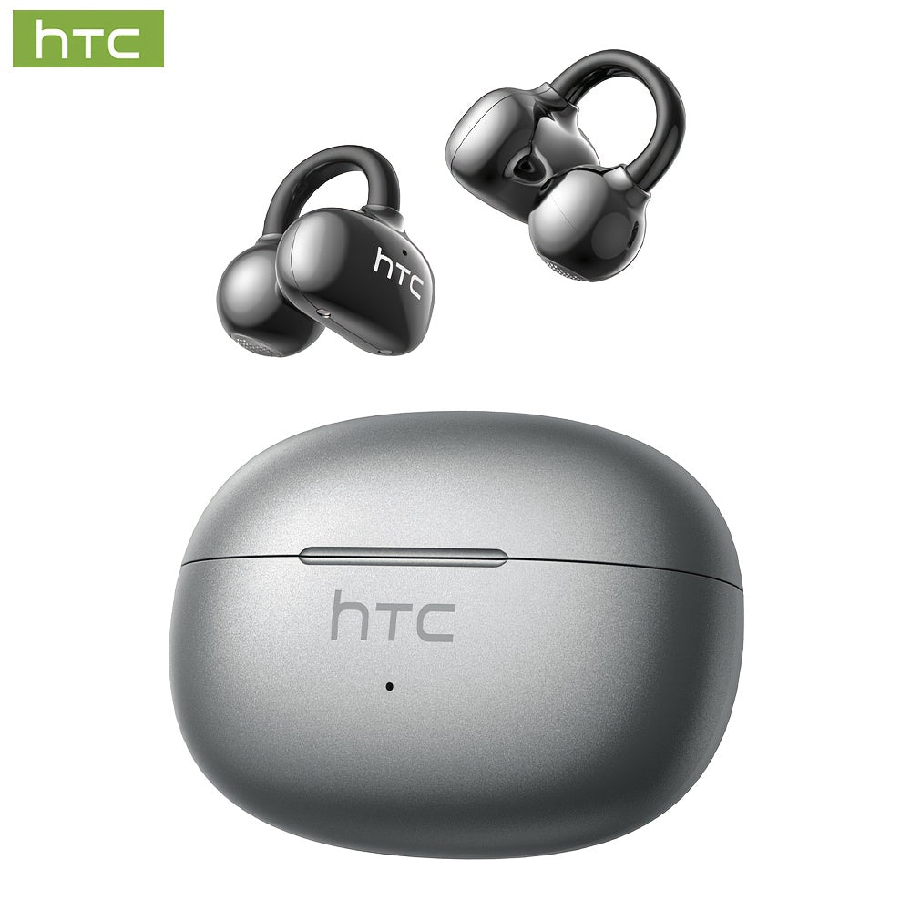 HTC NE55 real-time translation head-mounted OWS open wireless headset, supports the latest BT V6.0, noise reduction, clear calls, HIFI high-quality sound quality, built-in microphone, language translation, ergonomic design, d