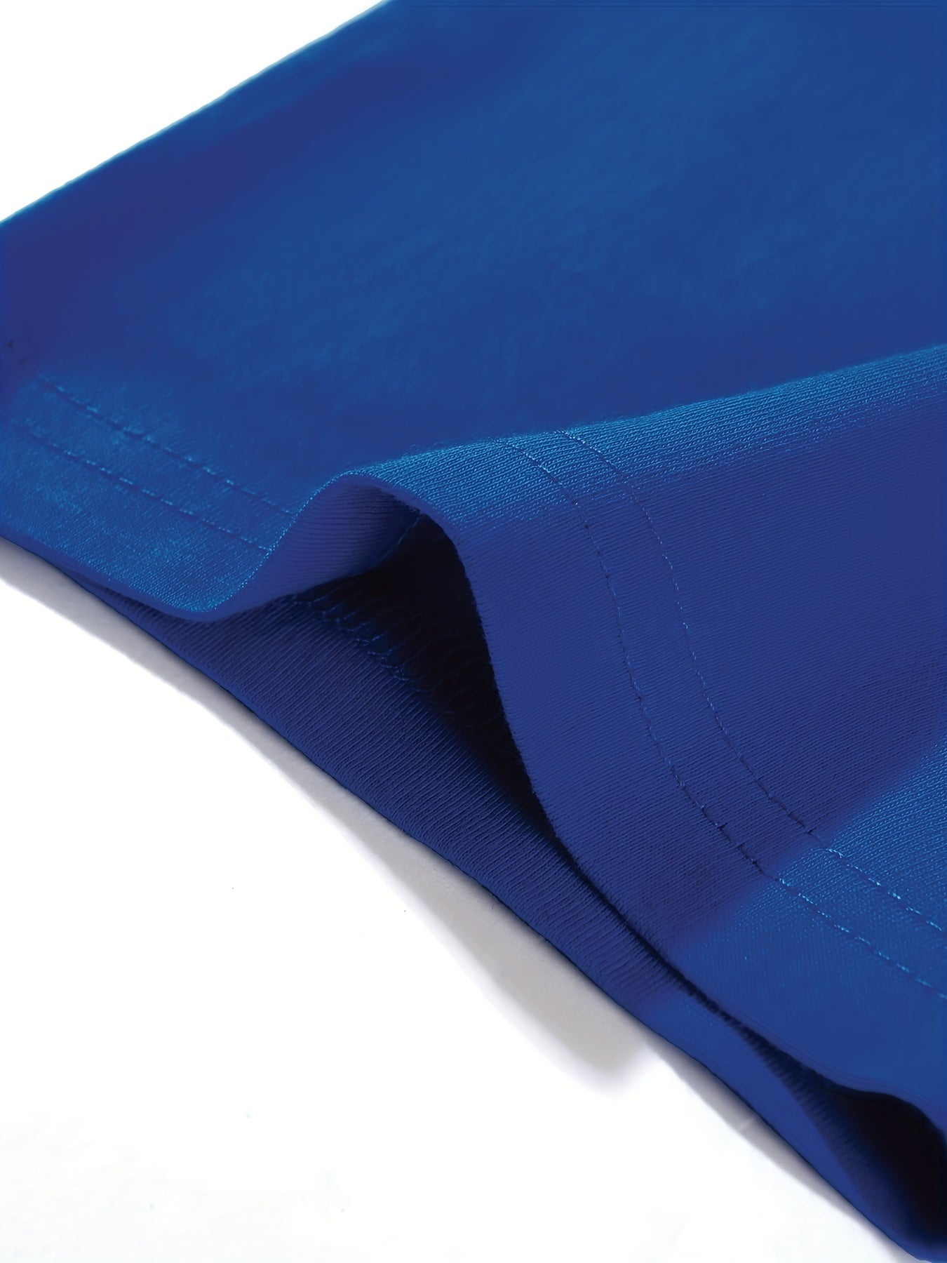 T-shirt infantil de cor sólida, blusa casual de manga curta, t-shirt infantil para o verão.