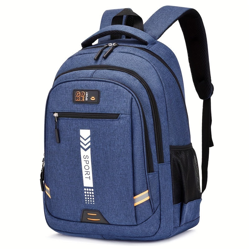 Backpack Men's Leisure Large Capacity Travel Backpack Business Computer Mountaineering Bag Middle School, High School, College Student Schoolbag