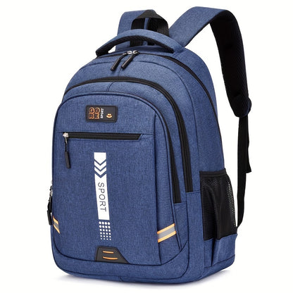 Backpack Men's Leisure Large Capacity Travel Backpack Business Computer Mountaineering Bag Middle School, High School, College Student Schoolbag