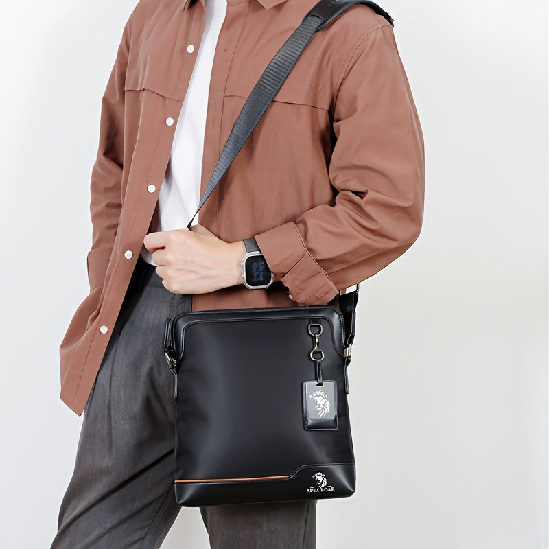 Men'S Crossbody Bag with Tablet Compartment - Messenger Bag, Passport Holder & Adjustable Strap - Sleek Royal Blue - Durable Everyday Carry for Travel, Gym, Commute - Perfect Gift for Men (Halloween, Christmas) - Compatible w