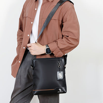 Men'S Crossbody Bag with Tablet Compartment - Messenger Bag, Passport Holder & Adjustable Strap - Sleek Royal Blue - Durable Everyday Carry for Travel, Gym, Commute - Perfect Gift for Men (Halloween, Christmas) - Compatible w