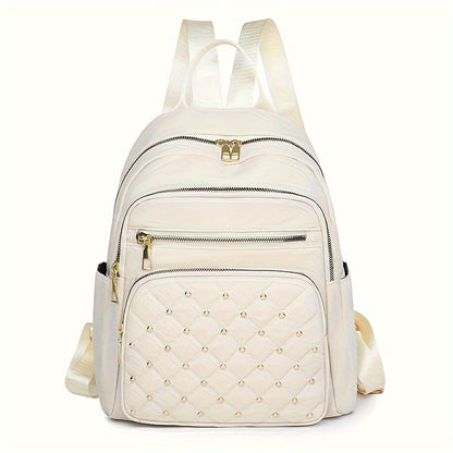 Casual Style Large Capacity Backpack with Adjustable Strap - Lightweight, Durable, Multi-Pocket Design, Zipper Closure, Polyester Lining, Perfect for Commute & Travel, Commute Backpack|Casual Style Backpack|Durable Backpack