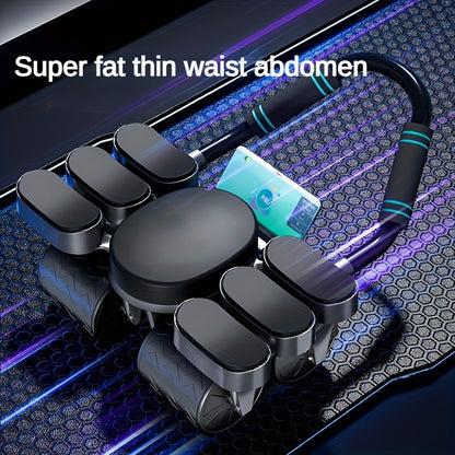 A Silent Rebound Abdominal Wheel with Four Wheels, Perfect for Home Workouts And Abdominal Compression, Ideal for Core Training, Made of ABS Material, a Great Gift for Christmas And New Year.