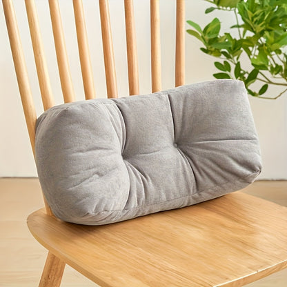 1pc Gorgeous Lumbar Pillow for Napping, Student Backrest Cushion, Chair Cushion, Office Sleeping Pillow
