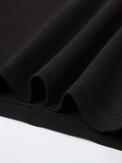 T-shirt casual para mulher com decote em V e estampado da inscrição "Brooklyn New York" - Estampado vibrante em rosa e preto, manga curta, corte regular, lavável à máquina, ideal para a primavera, verão e outono. Tecido resistente e durável.