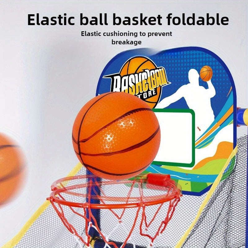 Kids Arcade Basketball Hoop with 3 Balls, Indoor Outdoor Single Shot Basketball Game, Carnival Games Sport Toys Gifts for Boys Girls Ages 3-8 Years Old, Ideal for Competition, Pump Included