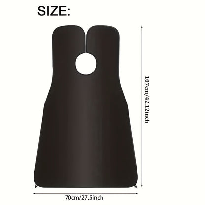 Men Beard Bib Hair Trimmer Shaving Apron Bath Barber Stick To Mirror Cloth Cover Shaving Holder